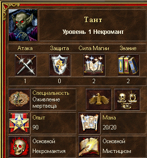 Герой-маг Некрополиса