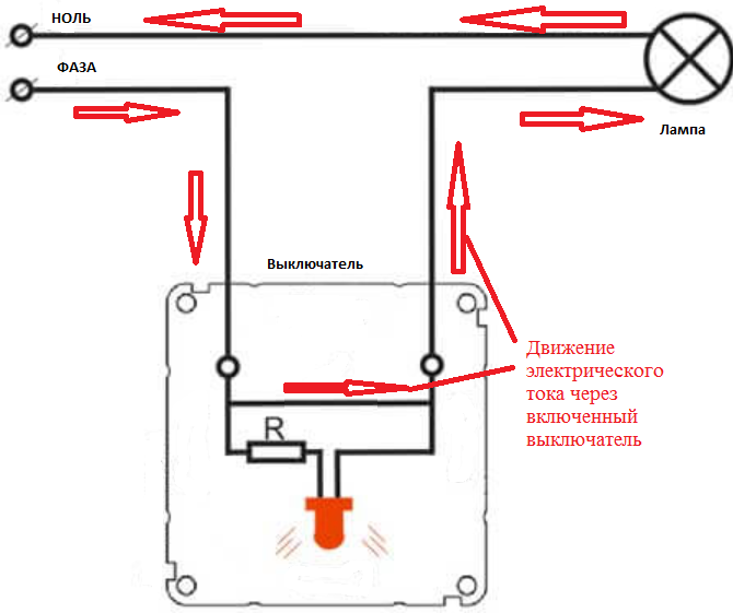 Как подключить диод в выключателе Подключение и устранение возможных проблем при использовании выключателя с подсв