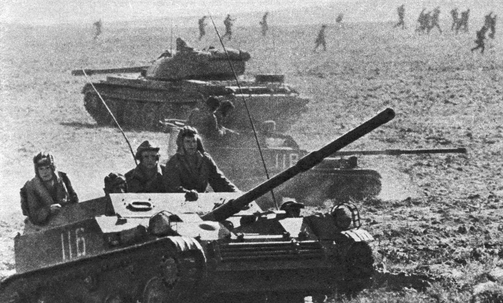 АСУ-57 на учениях