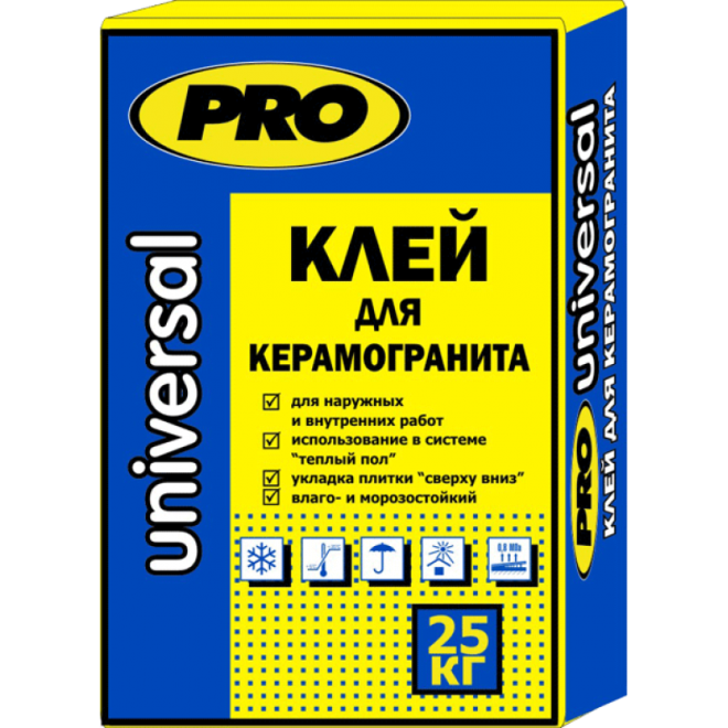 Клей для керамогранита Universal 25 кг. Клей для плитки Universal Pro 25кг. Universal Pro клей плиточный 25кг. Клей плиточный SR-23 Pro 25кг.