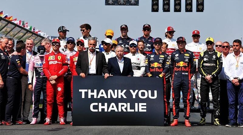 FIA пригласила сына бывшего гоночного директора FIA Чарли Уайтинга дать старт воскресной гонки Гран-при Великобритании.