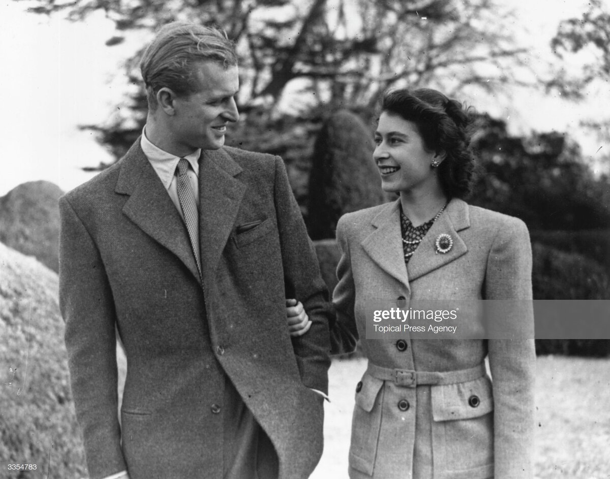 Филипп и Елизавета II, 1947г.