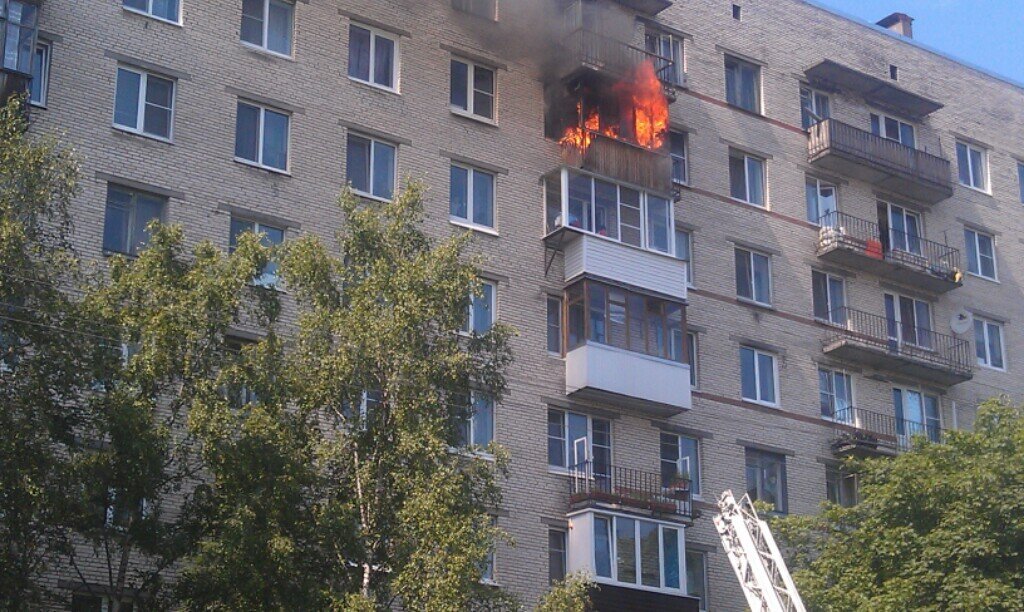 пожар в квартире