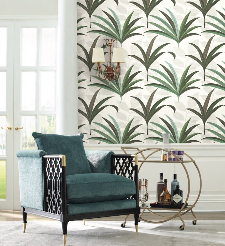 Рисунок на обоях "Марокканские пальмы".