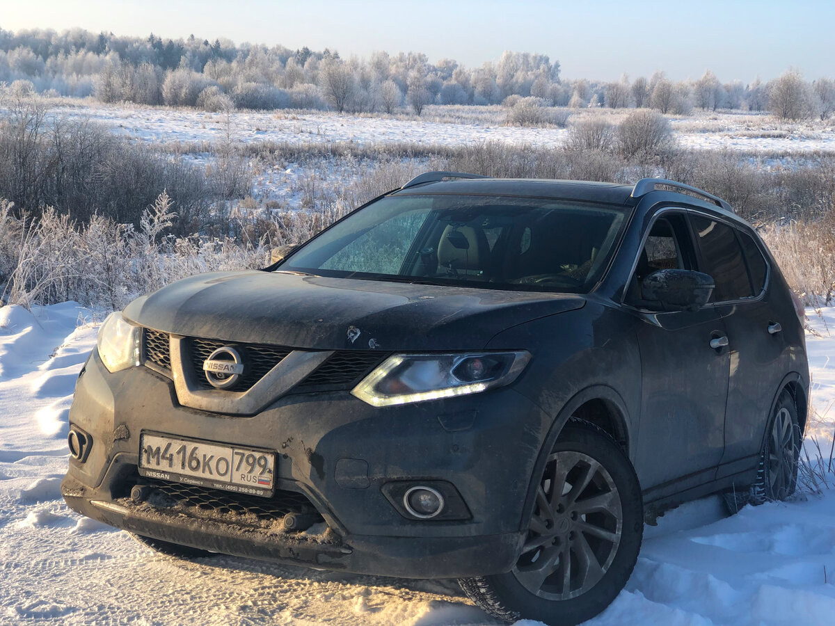 Возил на X-Trail людей, еду, дрова, песок, щебень и пеллеты. Машина чувствует себя хорошо.