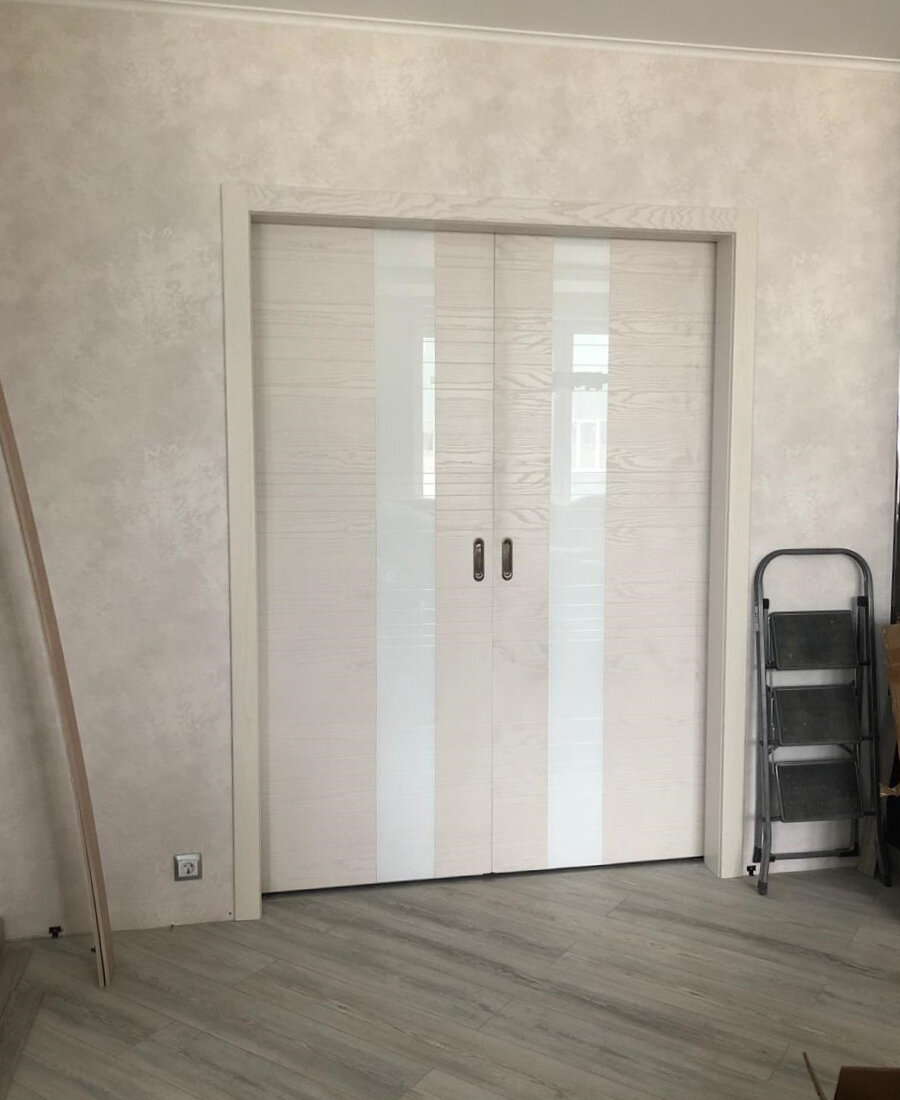 Раздвижные двери серии Шпон Premium, модель V-I