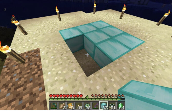 Основа портала в край майнкрафт