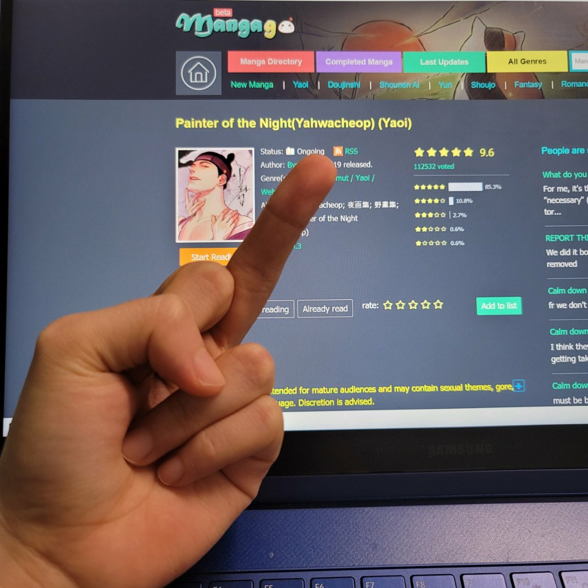 Фото из твиттера Byeonduck