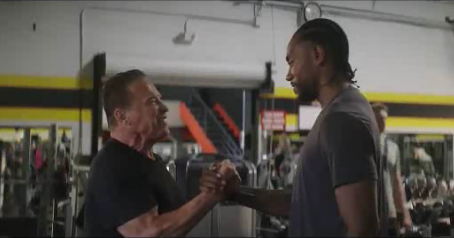 Арнольд и Кавай - встреча двух Терминаторов 