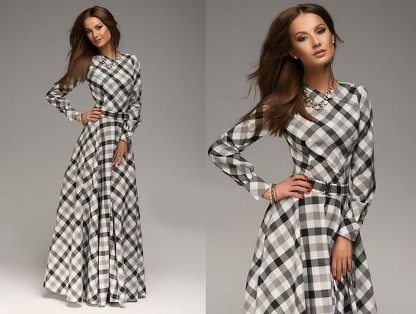 Выбираем платья в клетку для полных женщин. Учитываем особенность фигуры | Мода от zapchastiuazkrimea.ru