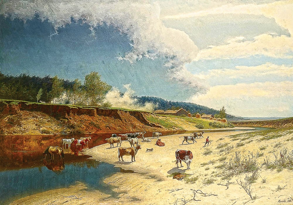 Перед грозой, 1888