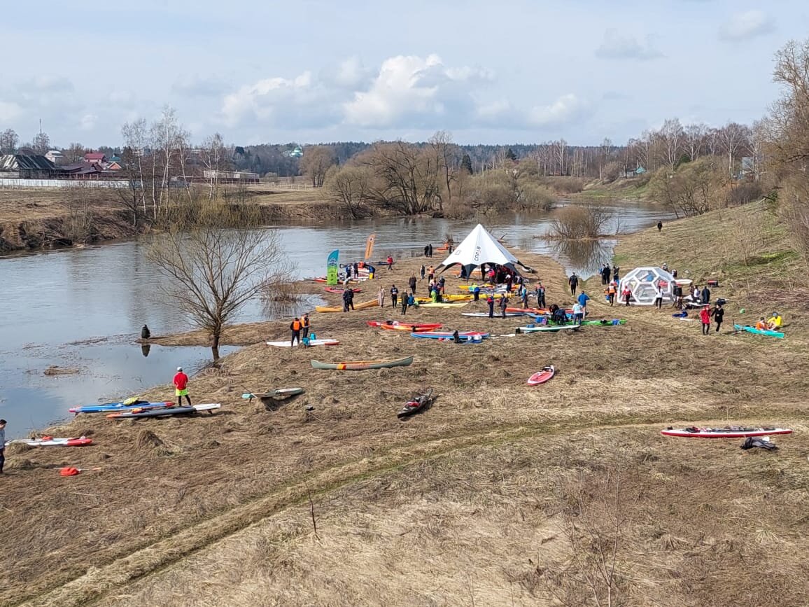 Стартовая поляна н 65км - Москворецкий гребной марафон
