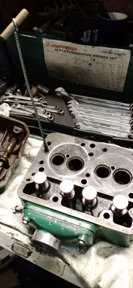 Чистка каналов охлождения.