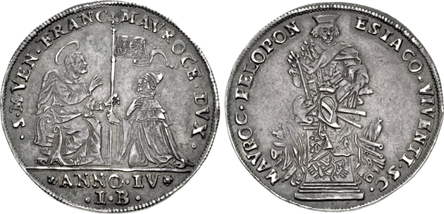 Рис.1. Венецианская серебряная монета «Озелла»