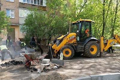    Благоустройство дворов в Москве © Сайт мэра Москвы