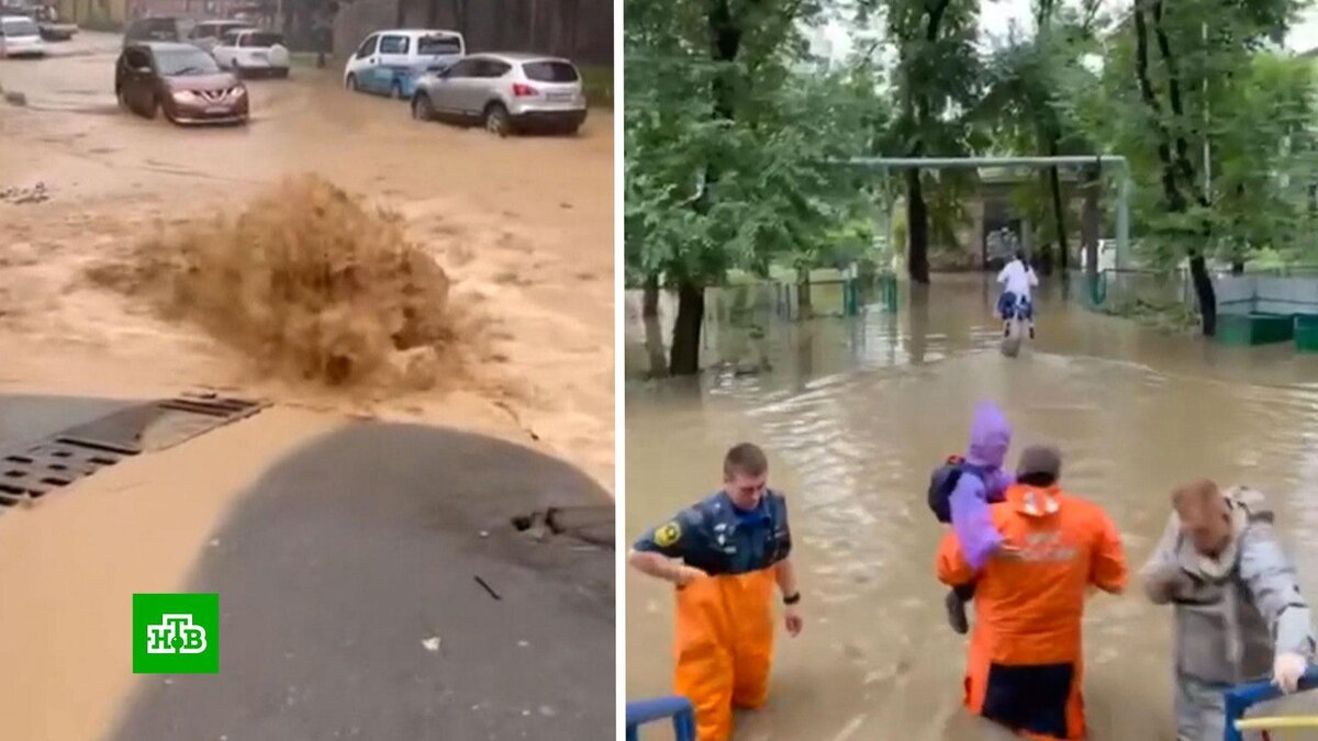    Владивосток ушел под воду