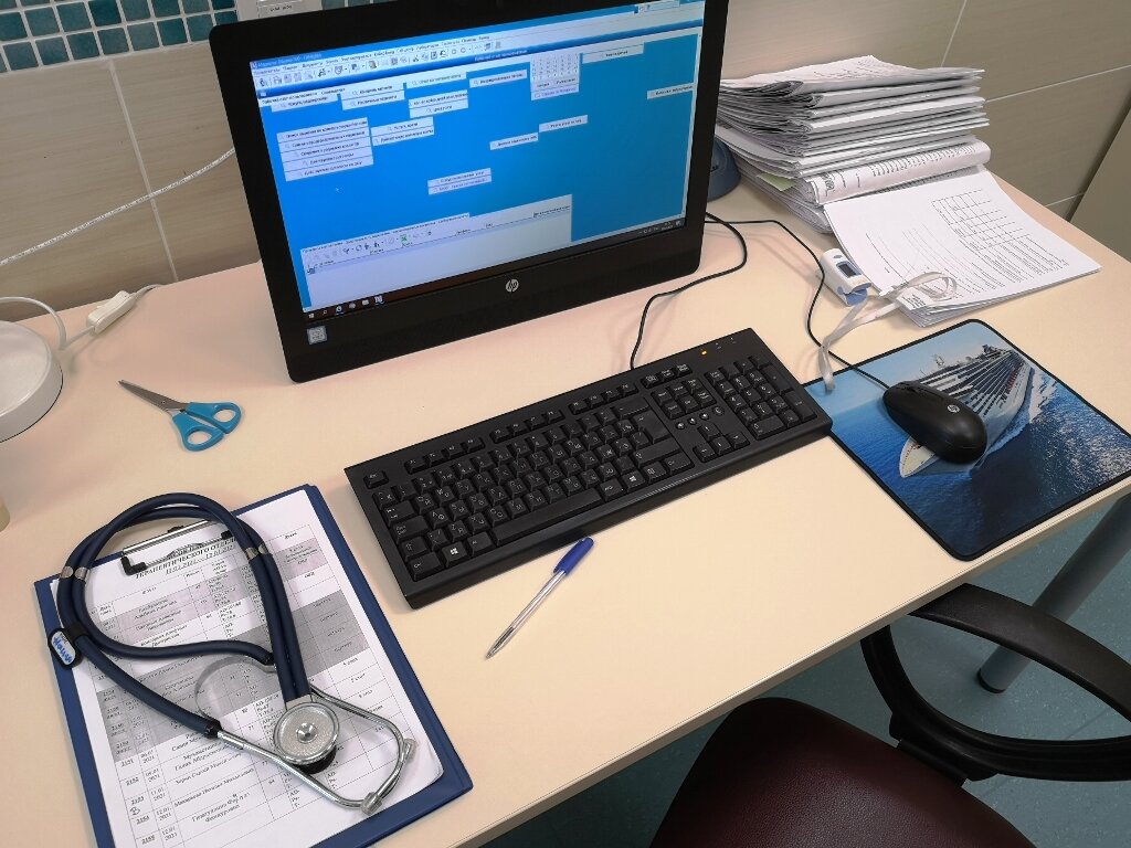 Роддом "Женское счастье". Рабочее место