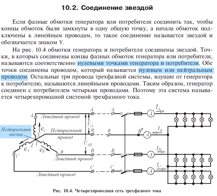 Нейтраль трехфазного трансформатора. Схема звезда в Электротехнике. Метод звезды в Электротехнике. Нолевой или нулевой как правильно.