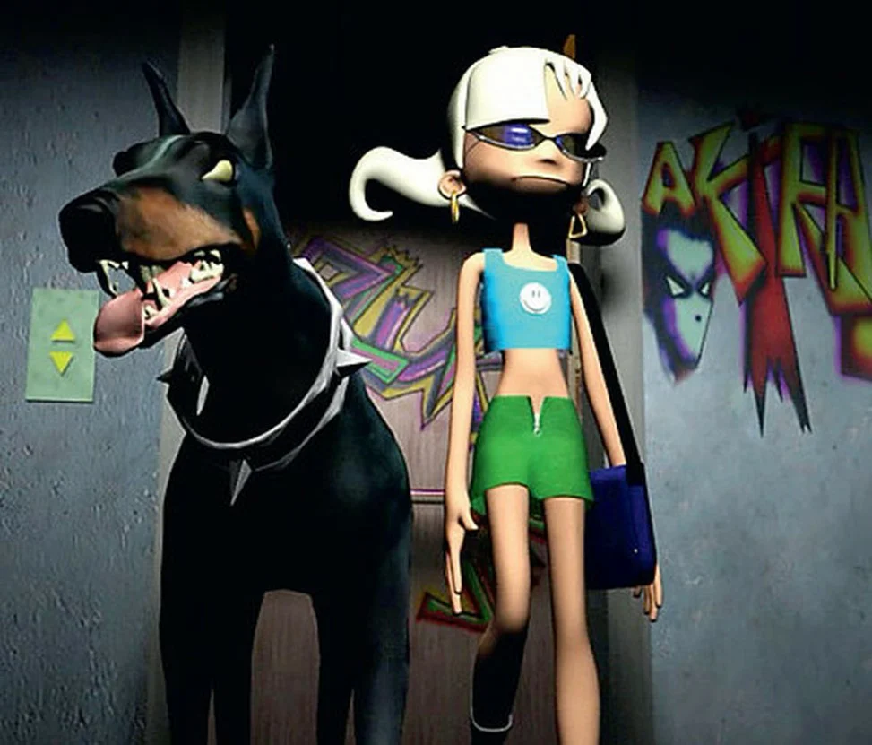 До 2003 года все знали Глюк'oZу исключительно как мультдевочку с доберманом