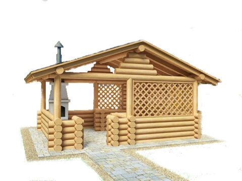 Построить такую беседку сможет каждый мужчина
