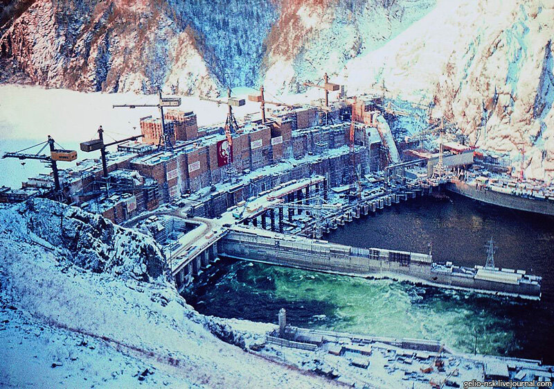 История энергетики России в фотографиях: Как строилась Саяно-Шушенская ...