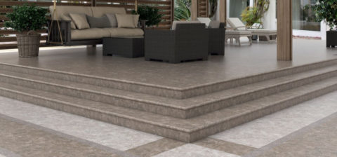  Спокойная сдержанность керамогранита прекрасно сочетается с практичностью