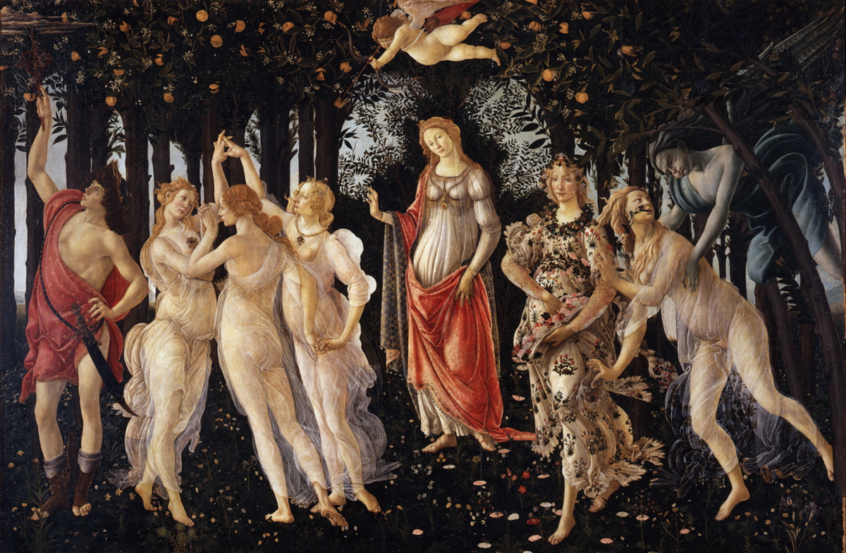 Сандро Боттичелли - "Весна" (Primavera) 1482. 