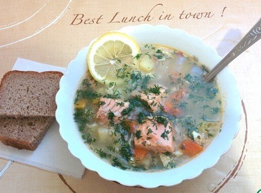 Сегодня с форелью и без зажарки. И очень даже вкусно! И полезно!