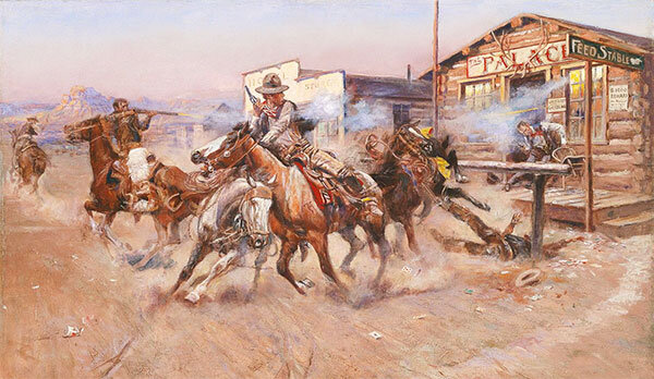 Ч. Рассел. Дым от 45 калибра