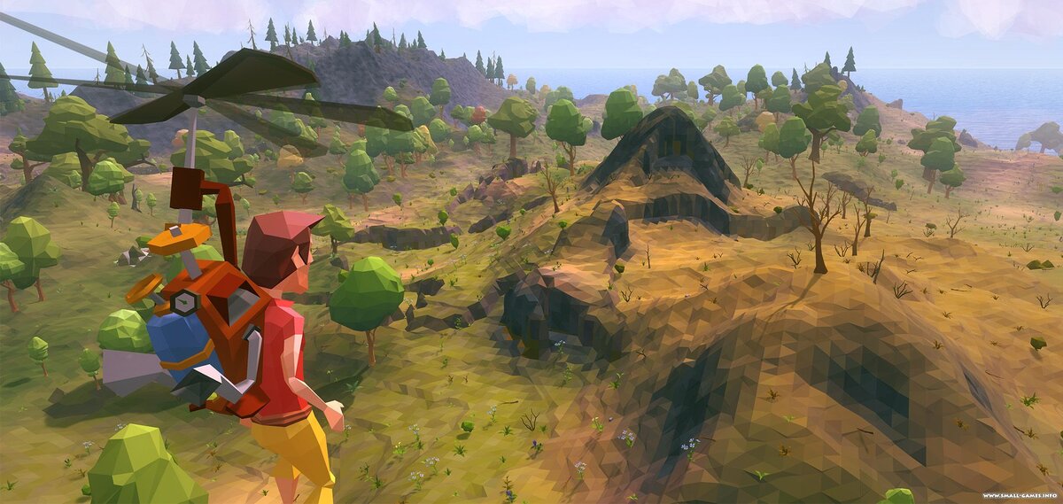 Исследование местности на пропеллере (Надеюсь что скоро введут топливо для него)