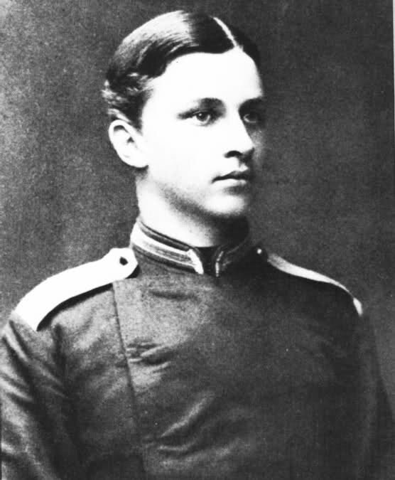 Густаф Маннергейм кадет. 1884 г.