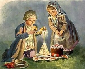 Во времена действия крепостного право, церковный праздник был одним из немногих дней, когда было можно не работать на барина. Отдых был редким явлением, право на него ценили, и любые поползновения в его сторону считали греховным занятием.