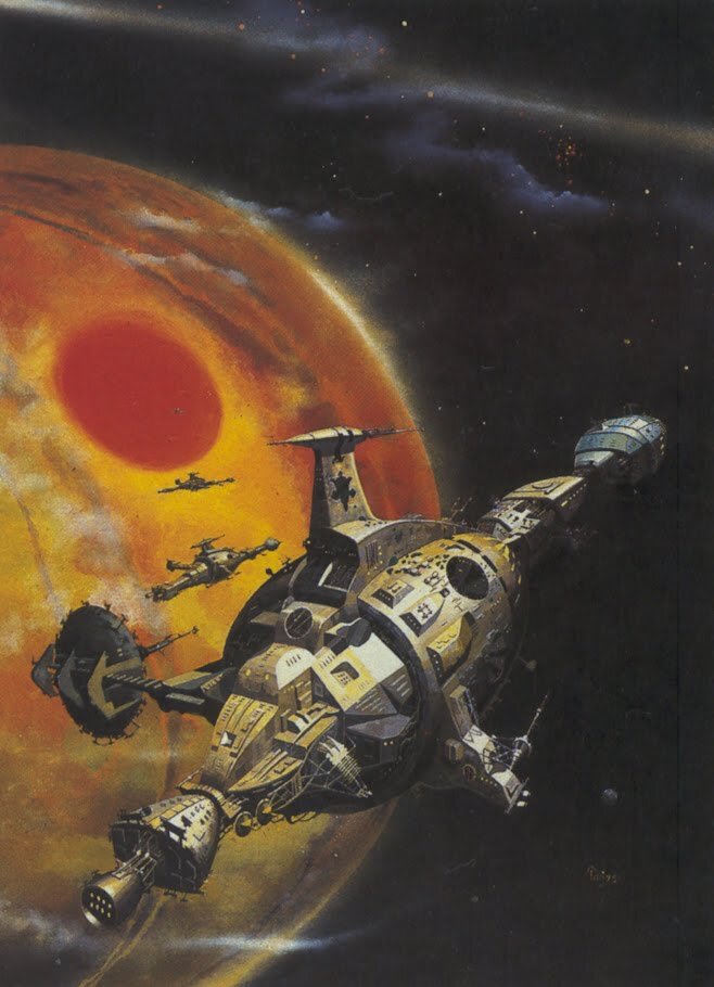 Peter Jones - Cover for Isaac Asimov's Buy Jupiter.
