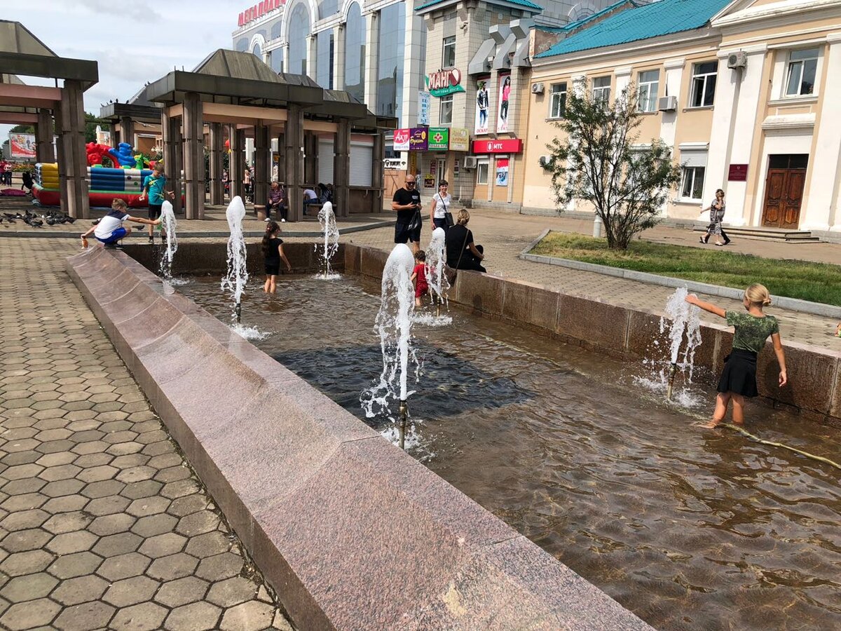 Фонтан на арбатской площади