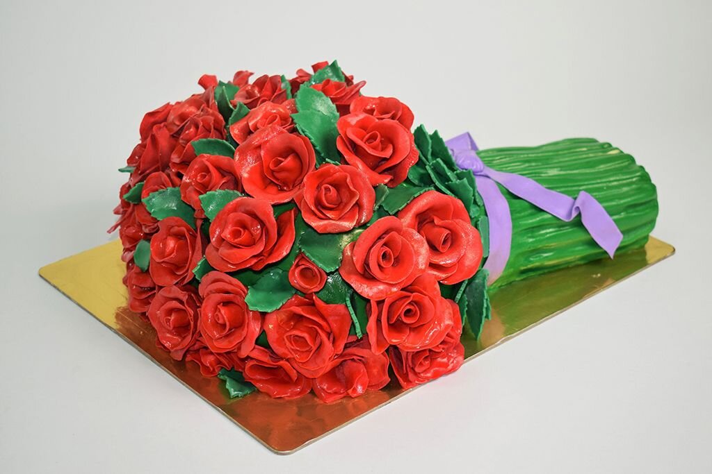 Бенто-Торт №2014 - Букет цветов