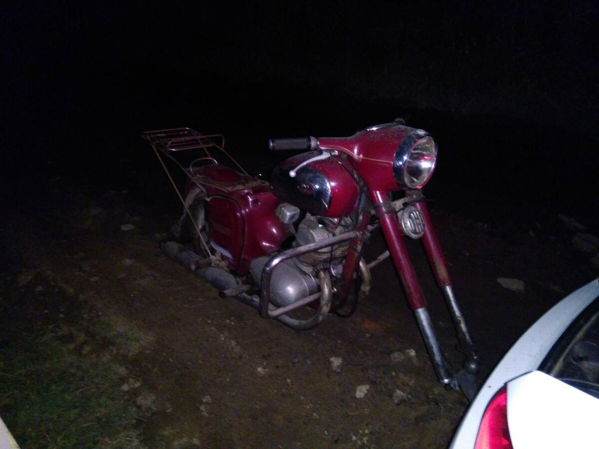 Наша Ява едет домой (частичная погрузка на фаркоп)