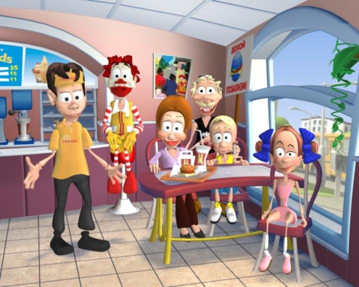 КАДР ИЗ МУЛЬТФИЛЬМА «ДЯТЛОWS»