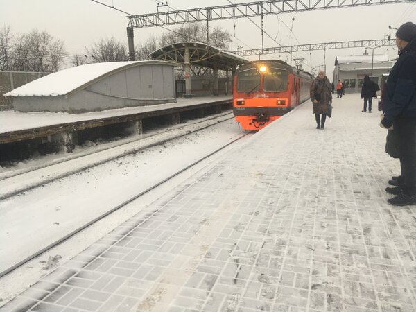 Электричка в область