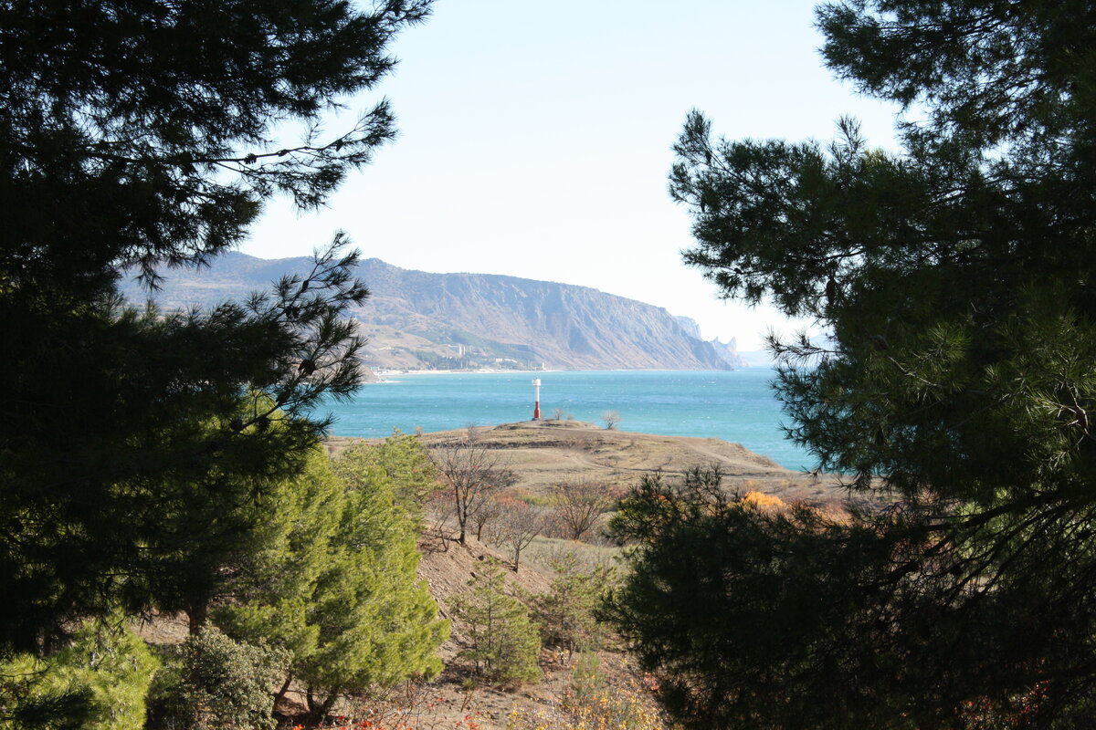 Мыс Ай-Фока. Фотография сделана с мыса Агир.