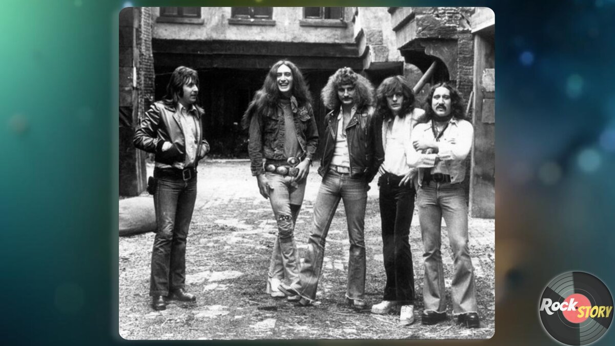 На фотографии участники группы Uriah Heep