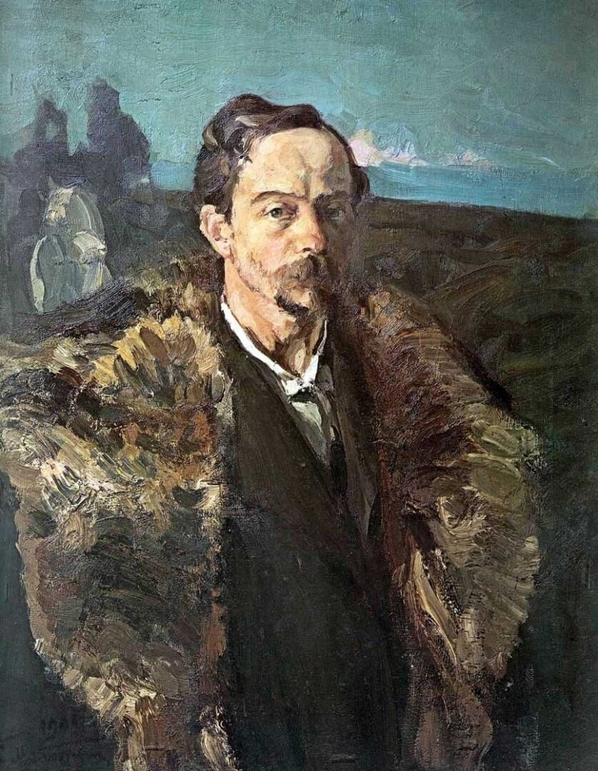 Художник Сергей Малютин, автопортрет. 