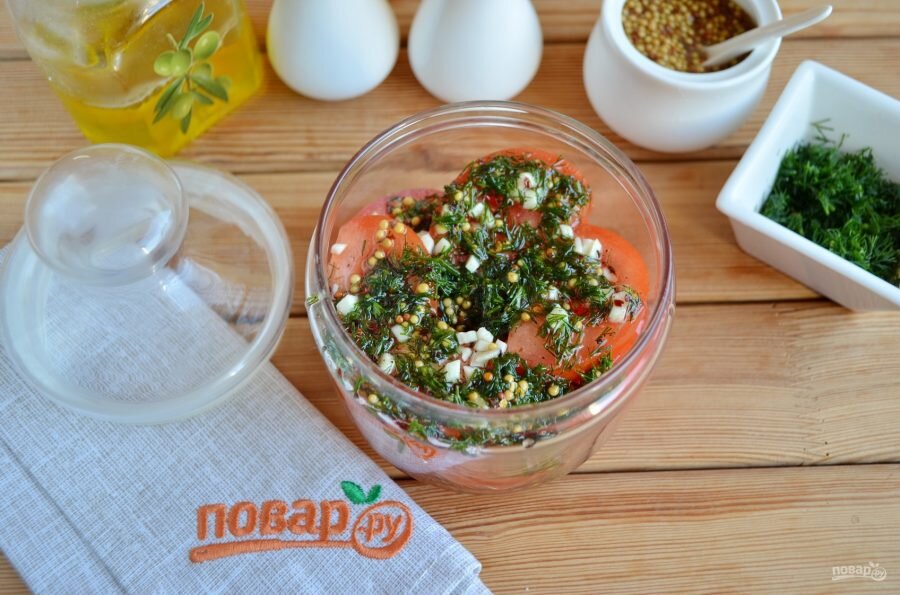 К шашлыку и жареной картошке можно подать классную острую закуску из томатов