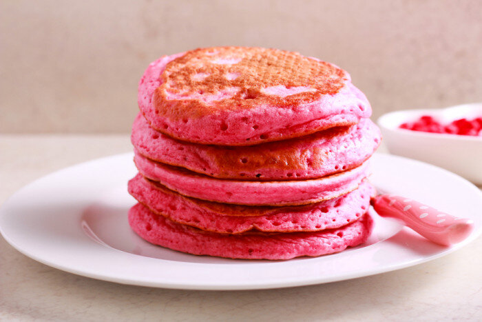 Свекольные панкейки