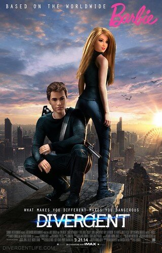 Слева кукла Барби Дивергент Четыре, справа кукла Барби Дивергент Трис. Фото ?