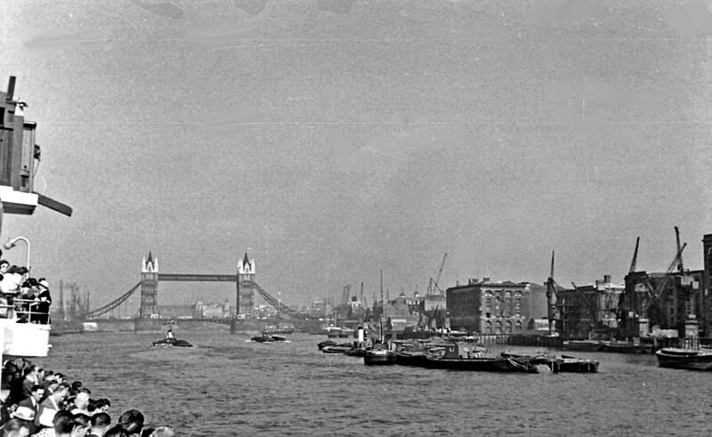 Так выглядел Лондон в 1950-х годах