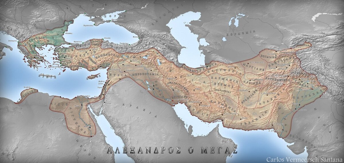 Города македонского государства. Карта древней Иллирии.