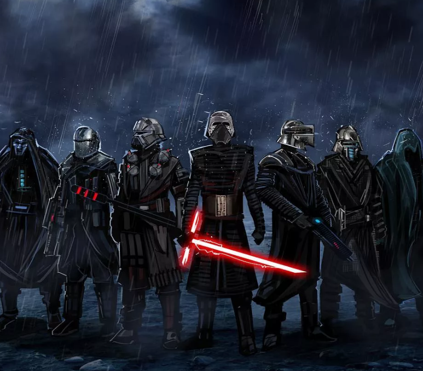 Рыцари рен в главе с Кайло Реном