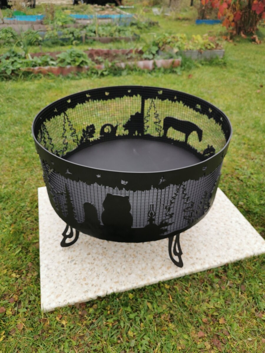 костровая чаша ежик в тумане вариант 2