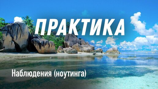 Медитация осознанности. Практика наблюдения (ноутинга).