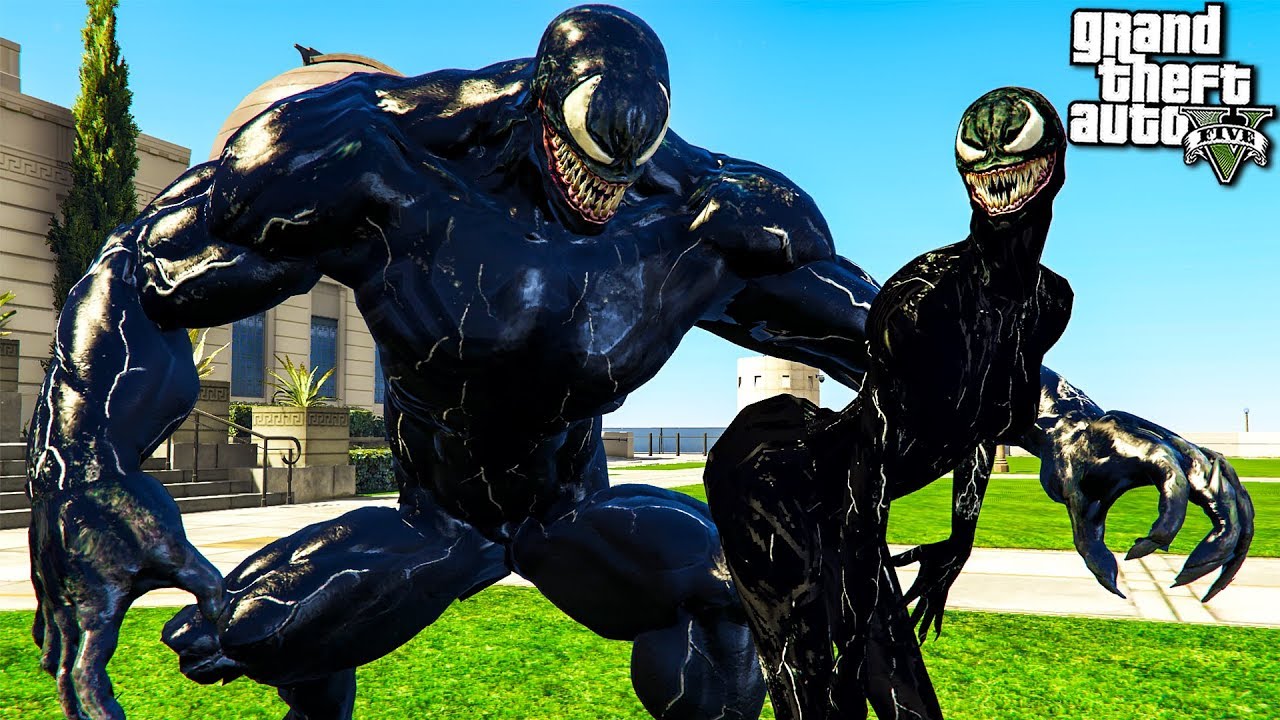 Веном Нашёл Себе Девушку Симбиот в Гта 5 Моды! Venom Обзор Мода в Gta 5!  Игры Гта Видео Mods